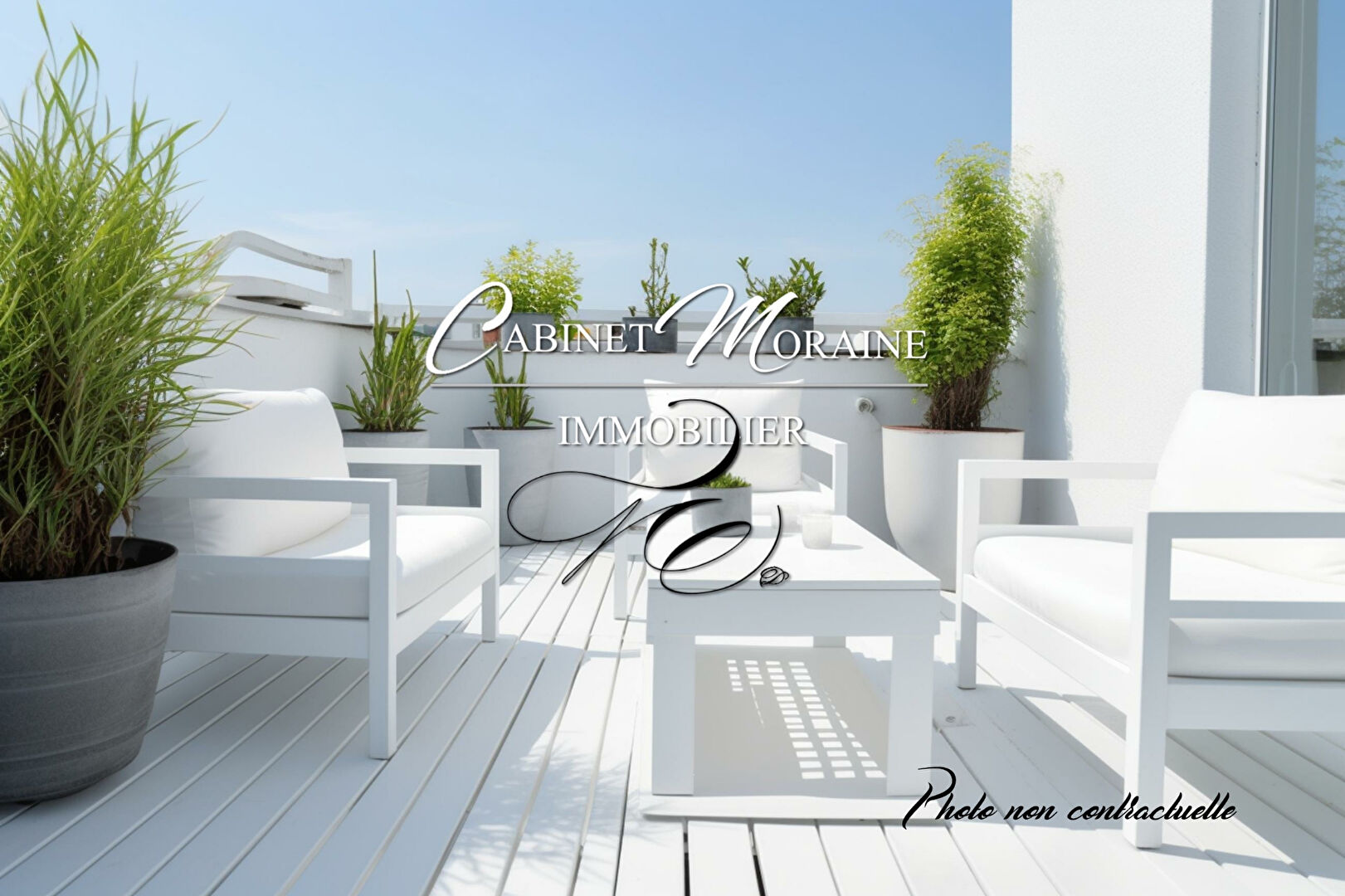 Photo ORGERES - Appartement 4 pièces 91.50m² Sud Ouest - 3ème étage - ascenseur - terrasses 20.80m² - garage et stationnement image 1/3