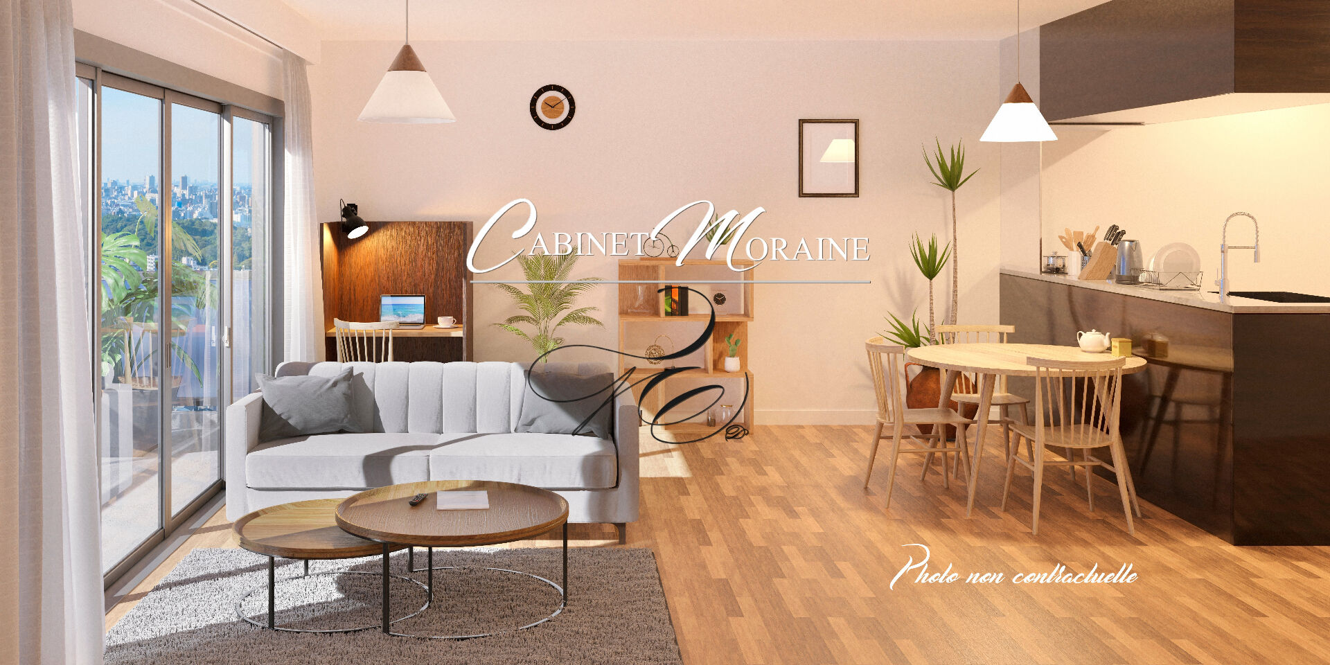 VITRE - Appartement 2 pièces de 43.55m² Ouest- 2ème étage - ascenseur - loggia 6.41m² - stationnement