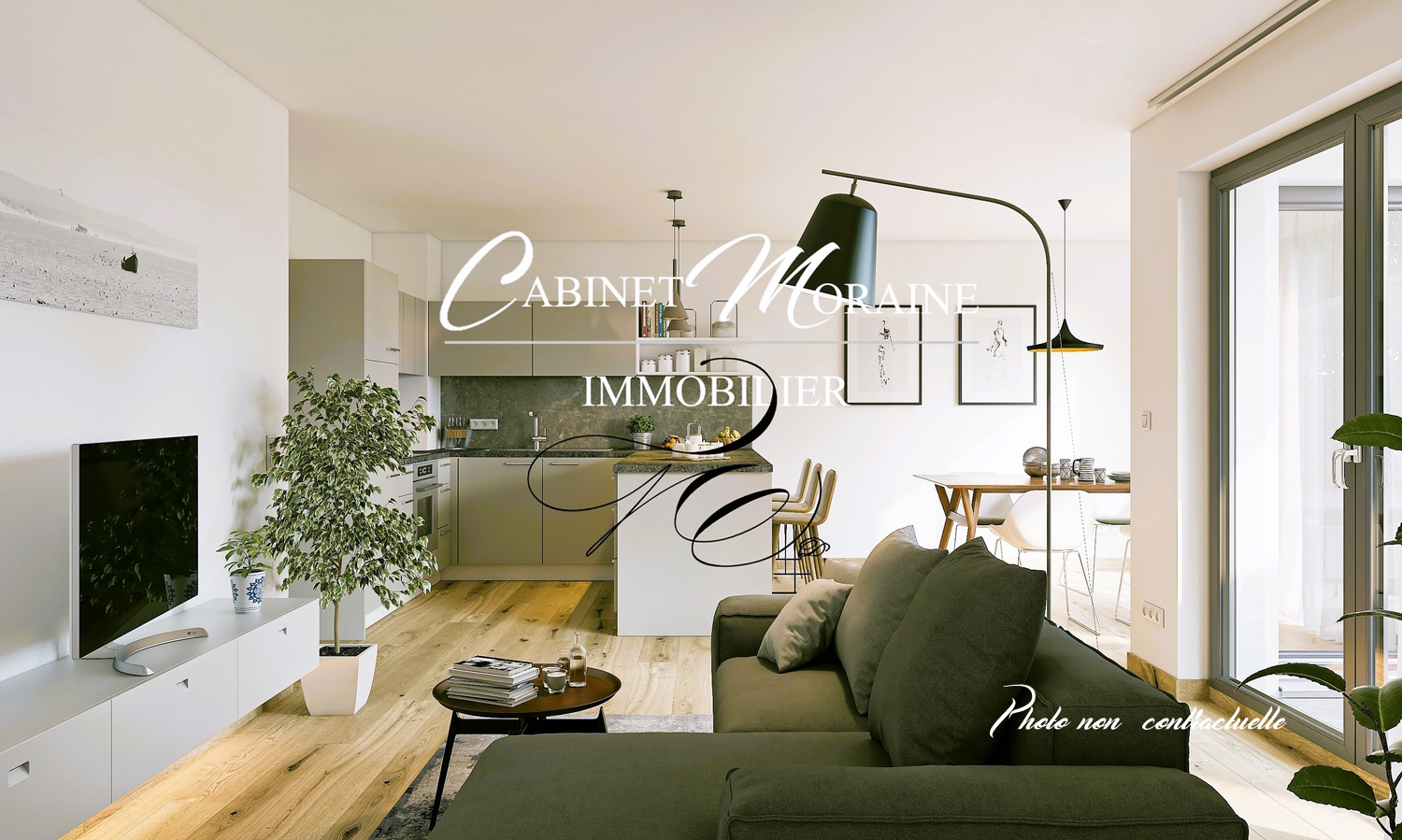VITRE - Appartement 2 pièces de 49.22m² - 3ème étage - ascenseur - loggia 6.37m² - stationnement