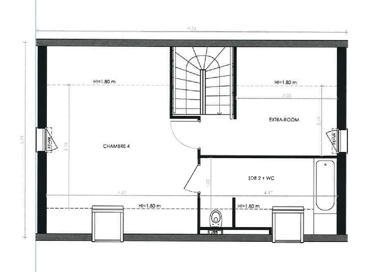 Photo LA RICHARDAIS - Maison 5 pièces 121.55m² Ouest - jardin 76.05m² - terrasse - garage image 5/6