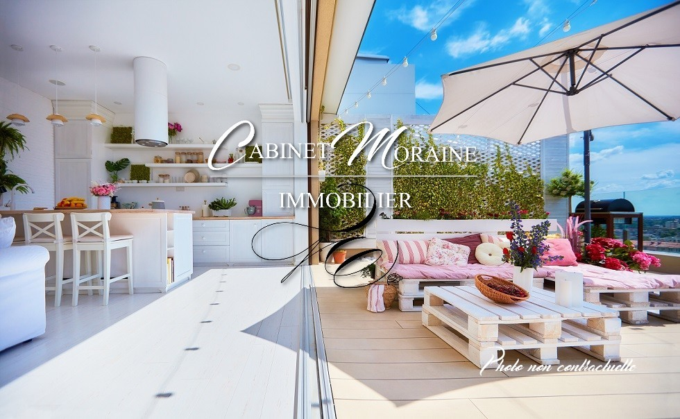 CHANTEPIE - Appartement 4 pièces de 106.40 Ouest - terrasse de 83.40m² - 1er étage - ascenseur - stationnements