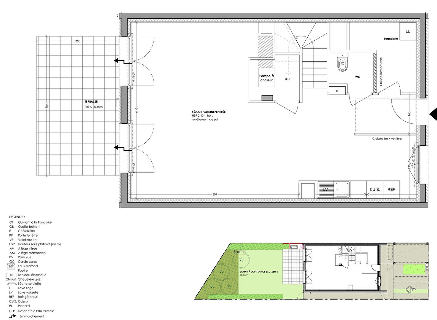 Photo CHANTEPIE - Maison 5 pièces - 118.38m² - Sud - terrasse et jardin 62.46 m² - stationnements image 2/4