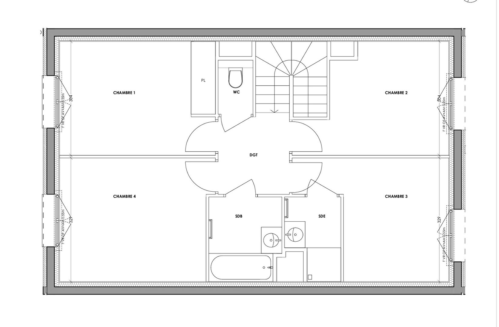 Photo CHANTEPIE - Maison 5 pièces - 118.38m² - Sud - terrasse et jardin 62.46 m² - stationnements image 3/4