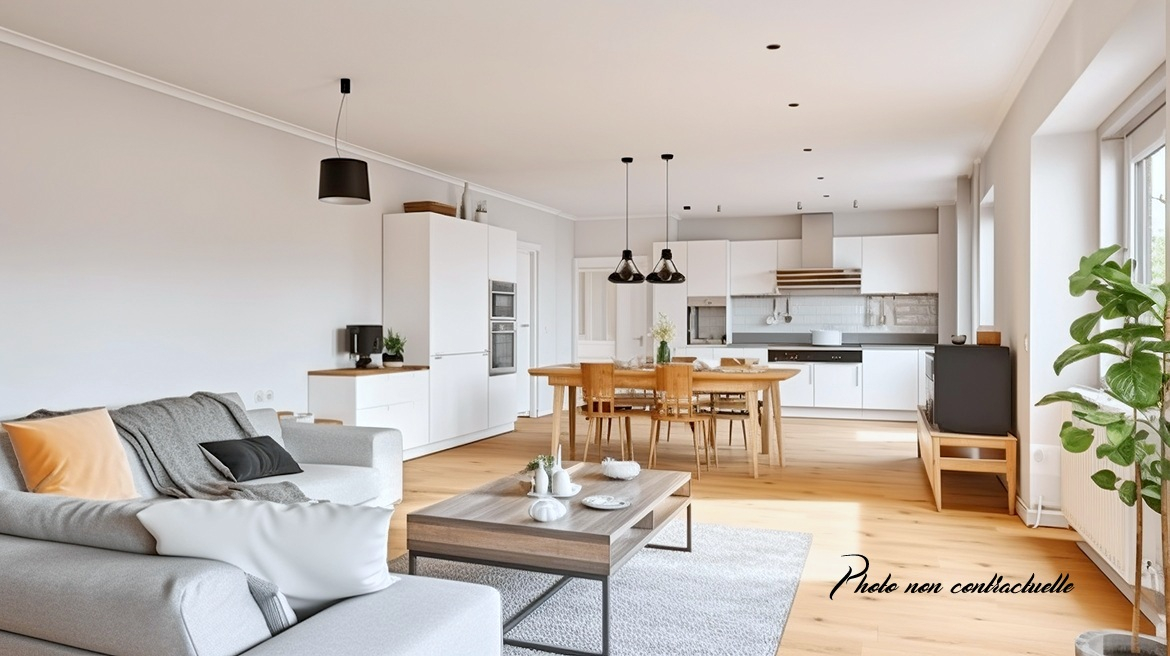 SAINT NAZAIRE Centre Ville - Appartement 2 pièces 45.25m² Sud - 1er étage - balcon 8.76m² - stationnement