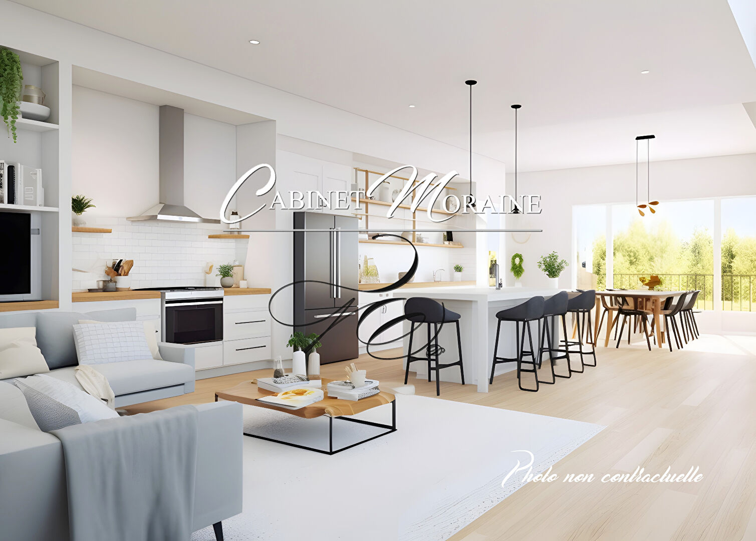 BETTON - Appartement 3 pièces de 64.20m² Sud Ouest- 2ème étage - balcon 12.63m² - stationnements