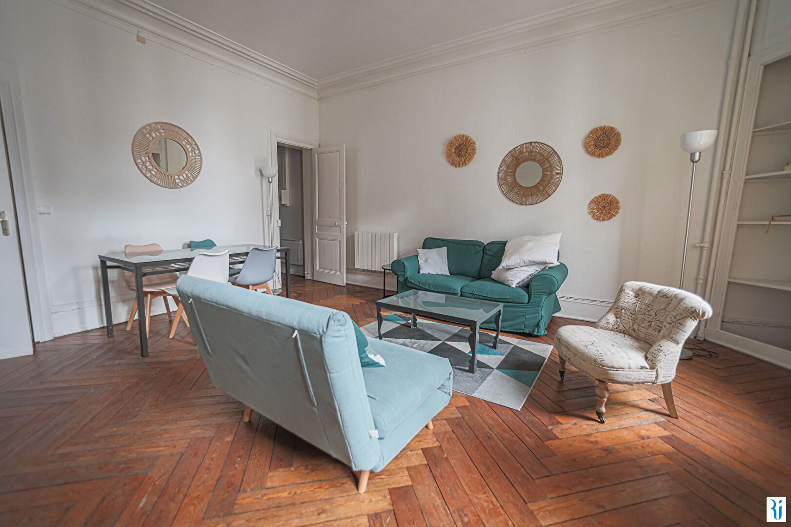 Photo F3 meublé ROUEN - 3 pièce(s) - 64.17 m2 - Référence : THIR-BEAUV-2EME image 2/6