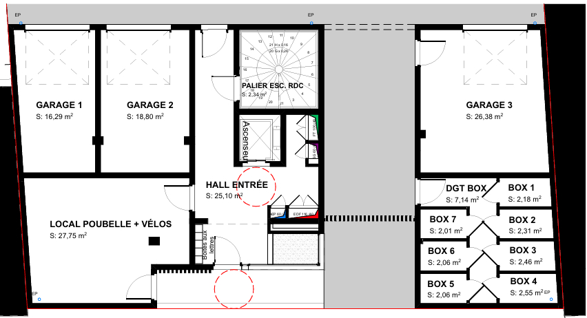 Photo EXCLUSIVITE - ROANNE PORT PROGRAMME NEUF  - Résidence haut de gamme - Appartement 75.59 m² (lots 4)  avec terrasse de 11.91 m² image 6/6