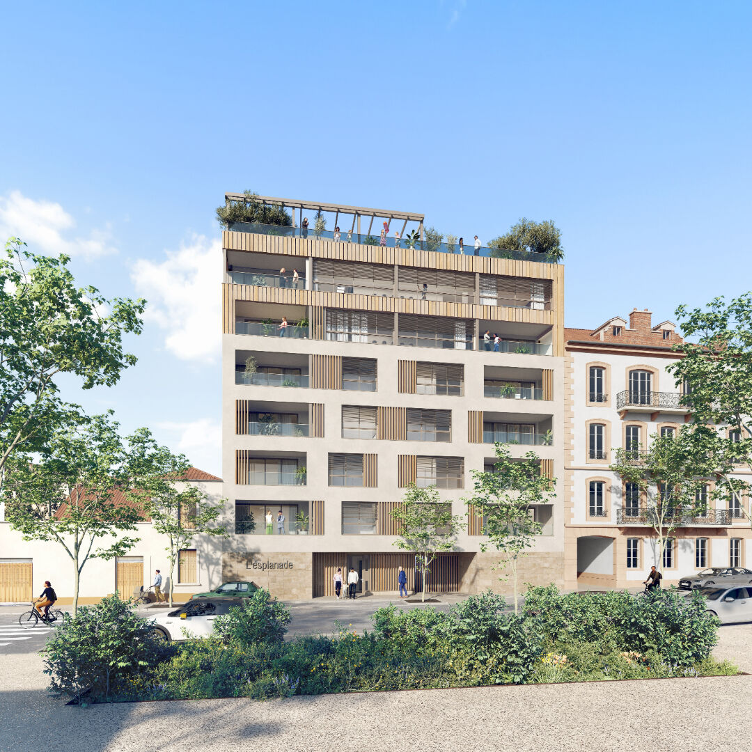 EXCLUSIVITE - ROANNE PORT PROGRAMME NEUF  - Résidence haut de gamme - Appartement type 5 125.39 m² (lots 7)  avec terrasse de 44.44 m²