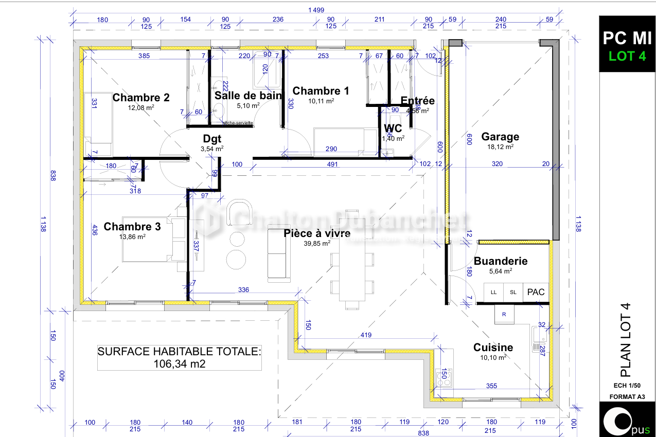 Photo EXLUSIVITE Côte Roannaise - Villa neuve de 106 m² sur 600 m² de terrain image 2/2