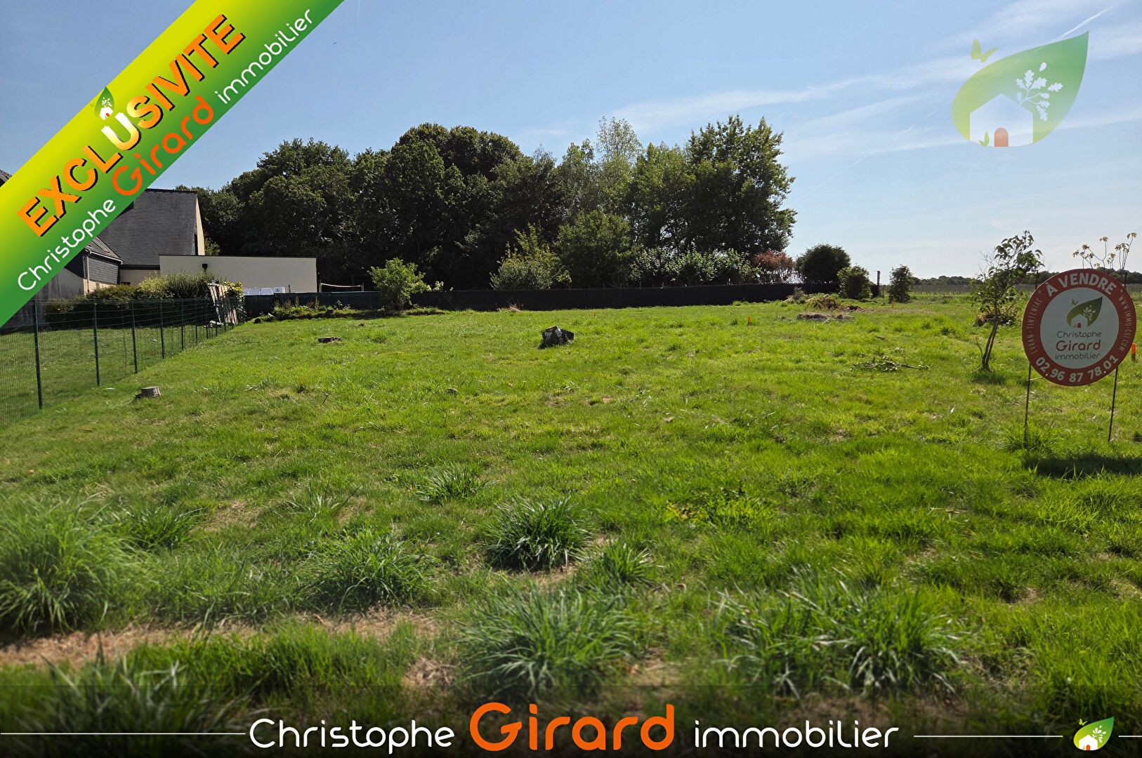 Photo Terrain constructible 523 m² - CALORGUEN (22100) image 2/5