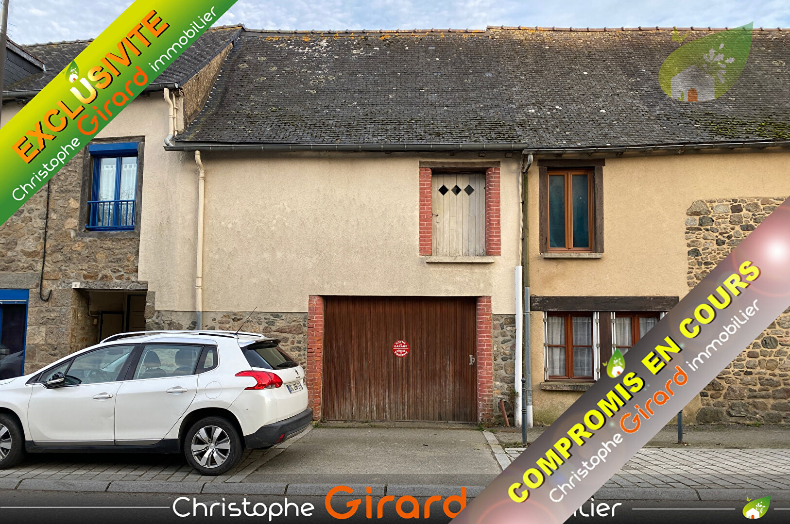 TINTENIAC (35190) GARAGE EN CENTRE VILLE SUR L'AXE RENNES (35000) - ST MALO (35400)