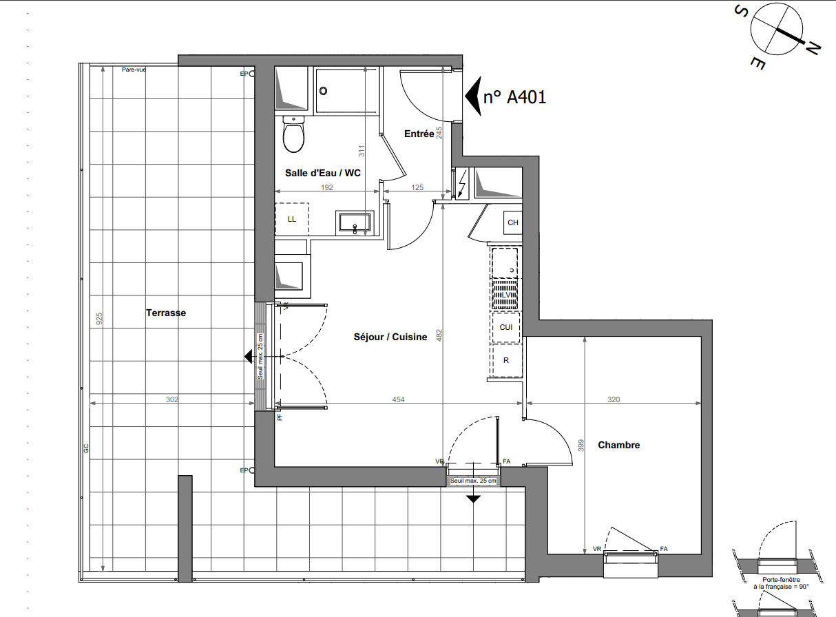 Photo Appartement  2 pièce(s) - Nantes Nord image 1/1