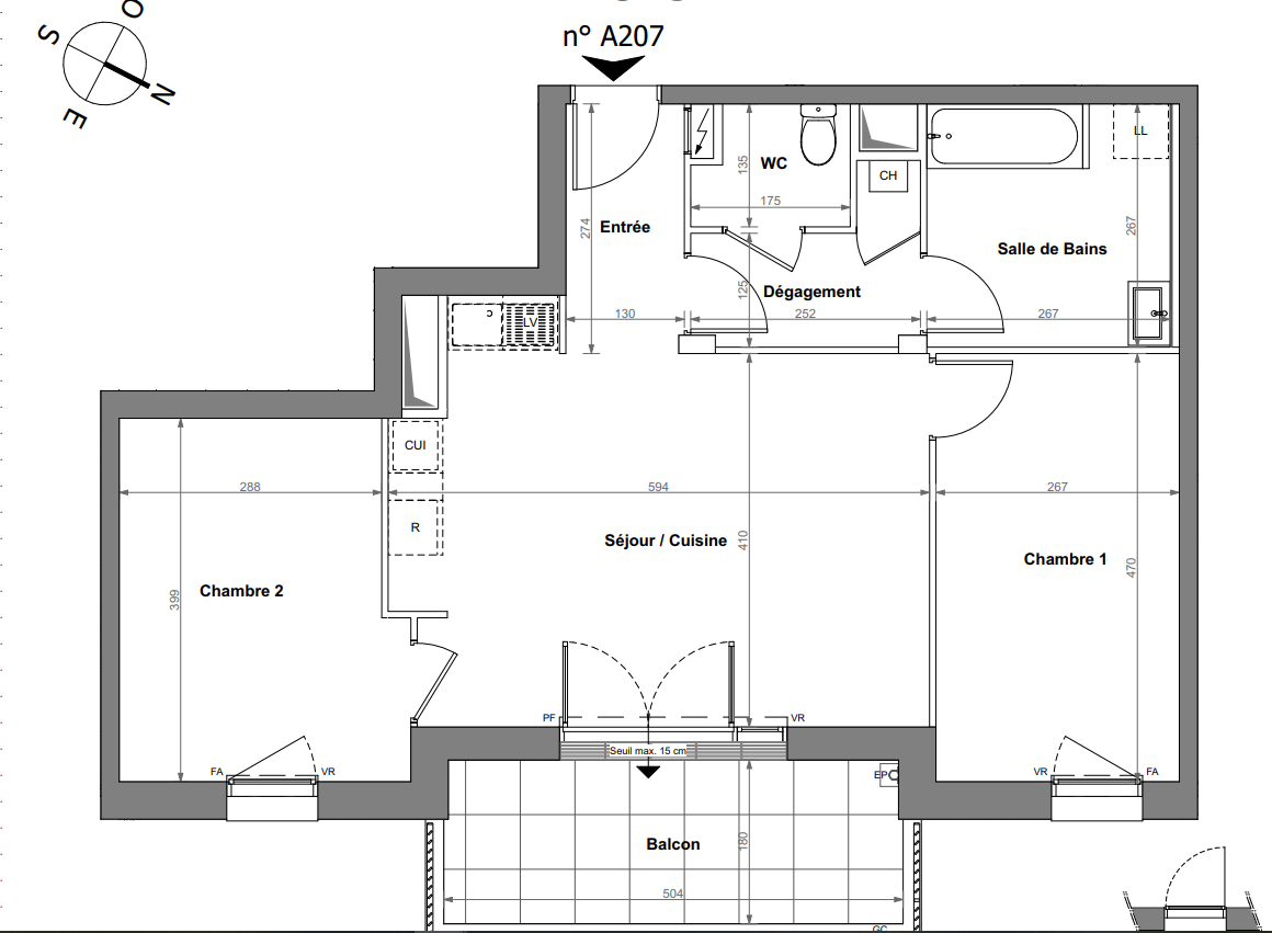 Photo Appartement  T3 - Centre ville image 2/2