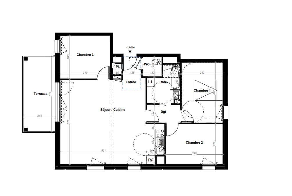 Photo Appartement T4 Orvault - Cholière image 2/2