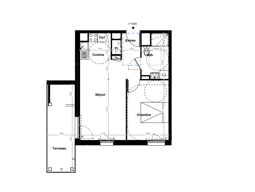 Photo Appartement T2 Orvault - Cholière image 2/2