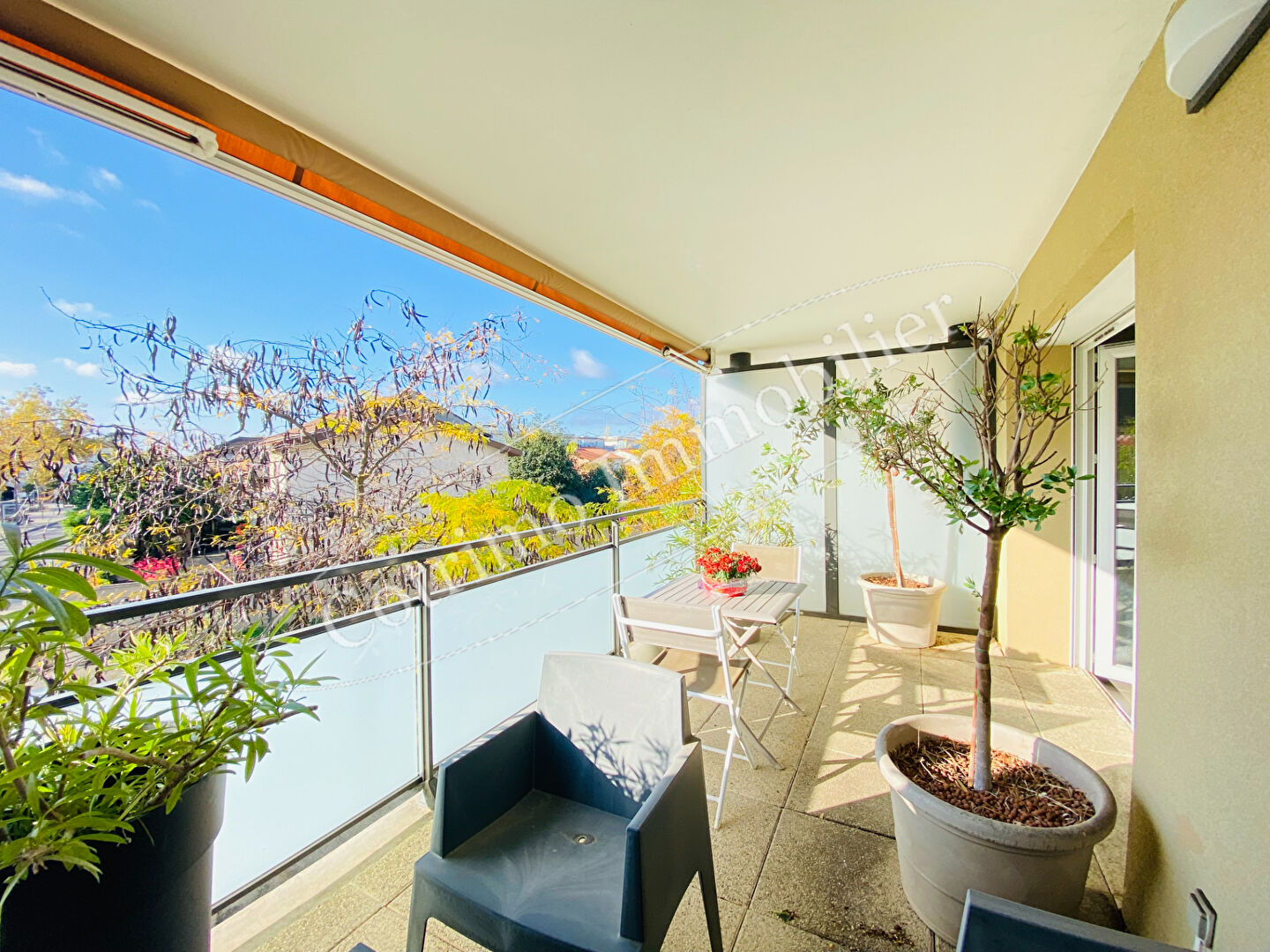 CHASSIEU Centre T3 de 65m²+Terrasse+Balcon+Garage