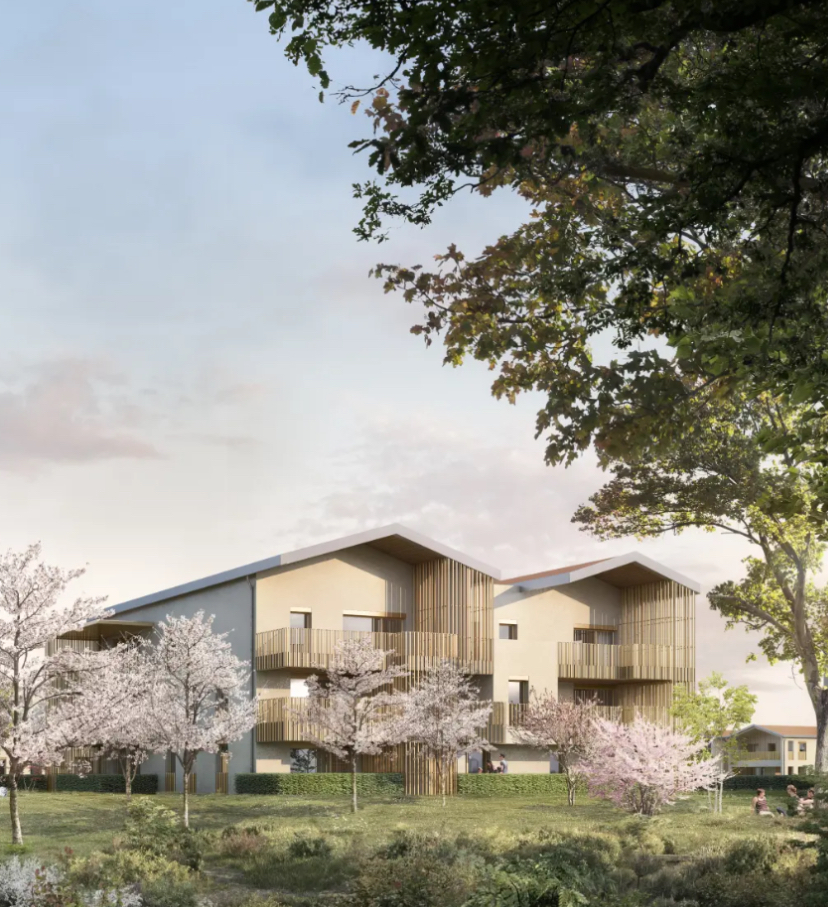 GENAS Programme Neuf Appt 4P 83,85m²+terrasse+jardin