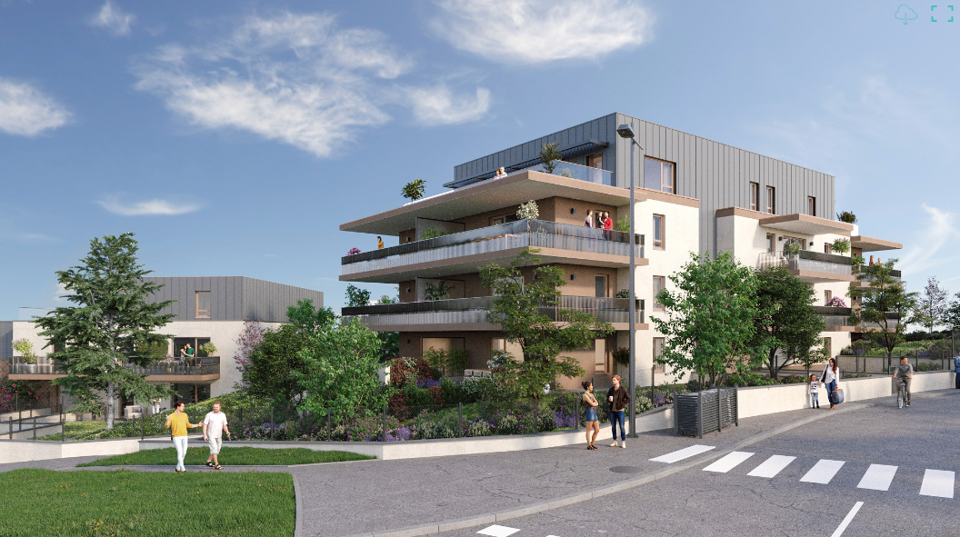Appartement T3 61m² avec terrasse de 10m²