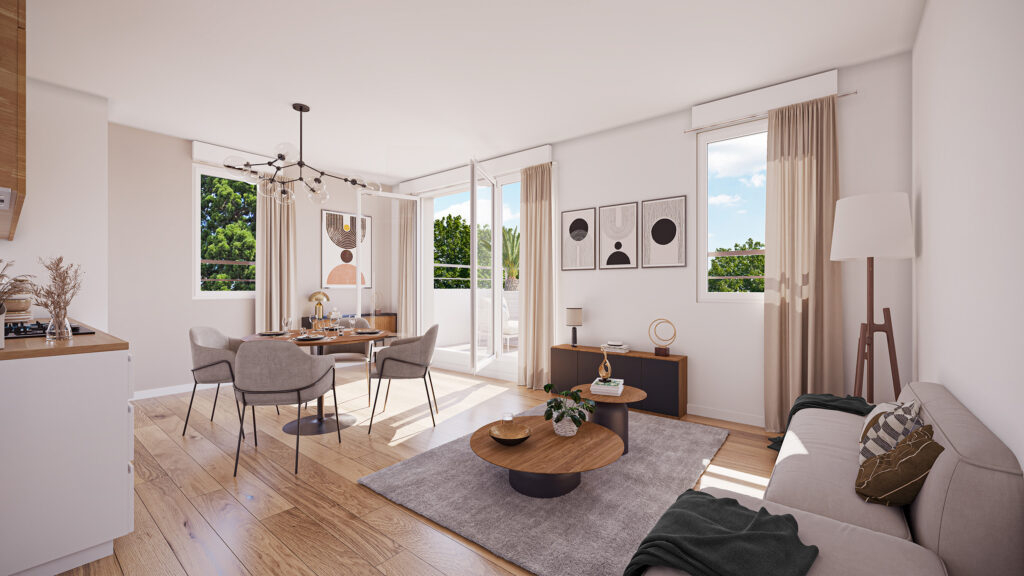 Photo Appartement T2 39m² avec balcon de 5m² image 3/3