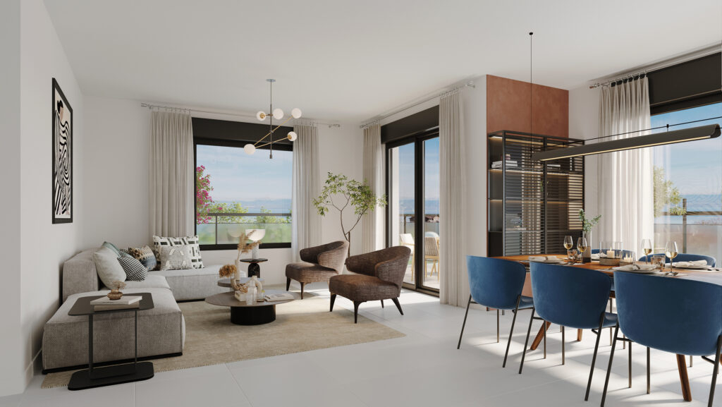 Appartement T4 de 92m² avec terrasse de 23m²