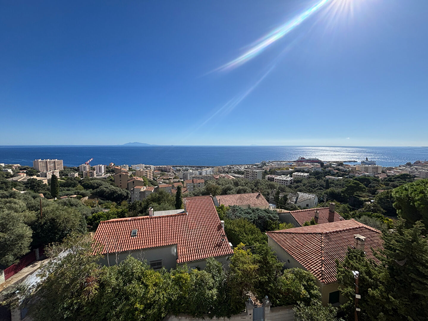 A vendre Ville di Pietrabugno, appartement T3 au dernier étage  Vue mer