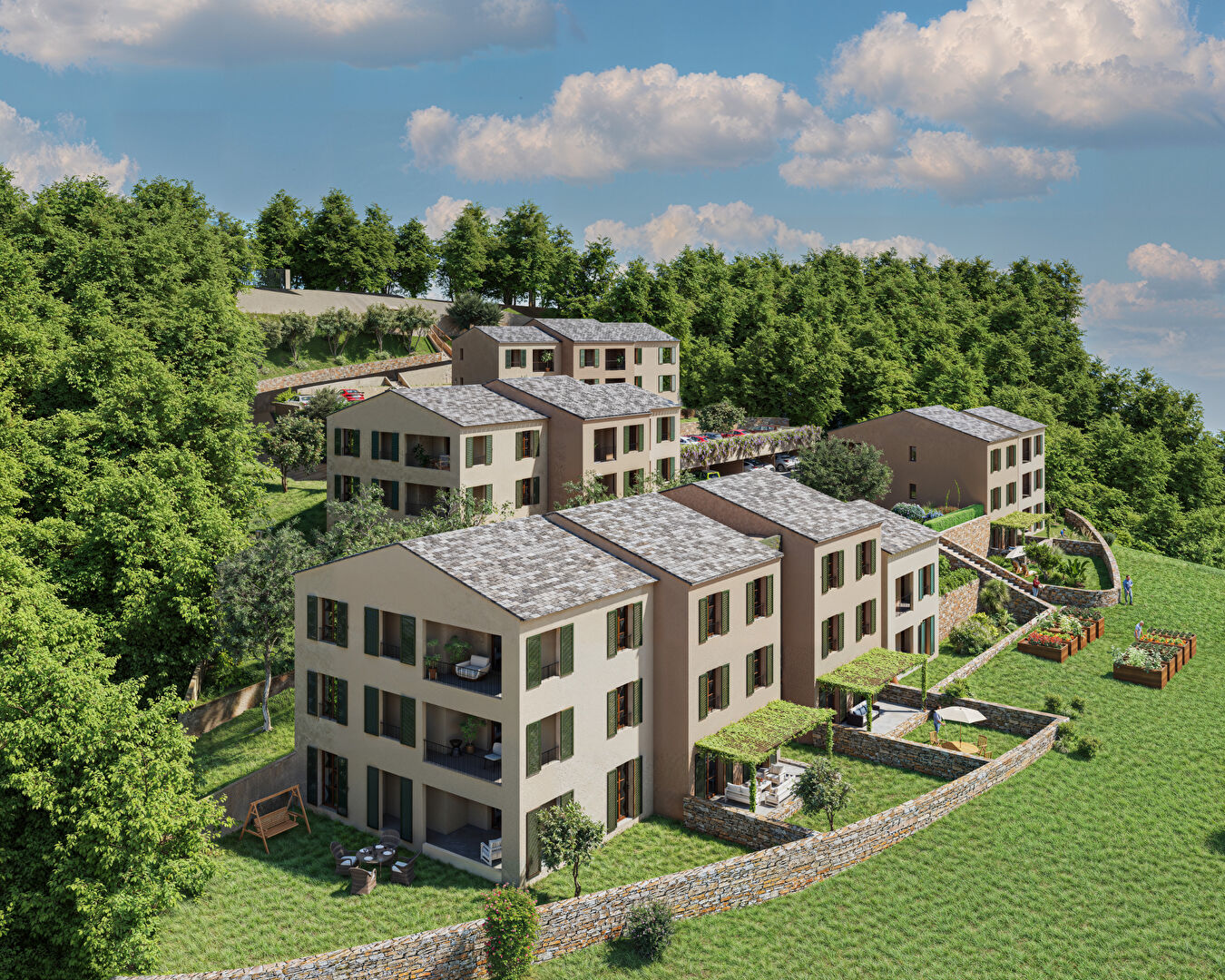 Vente Appartement 2 pièces avec jardin Vescovato