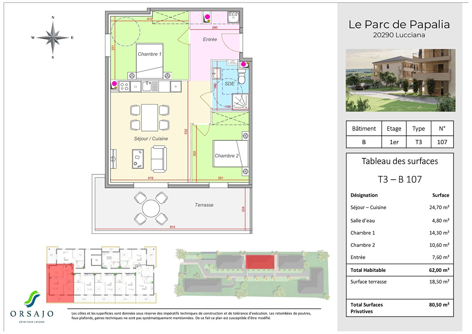 Photo Programme Neuf - Appartements avec terrasse - Le Parc Papalia Lucciana image 1/6