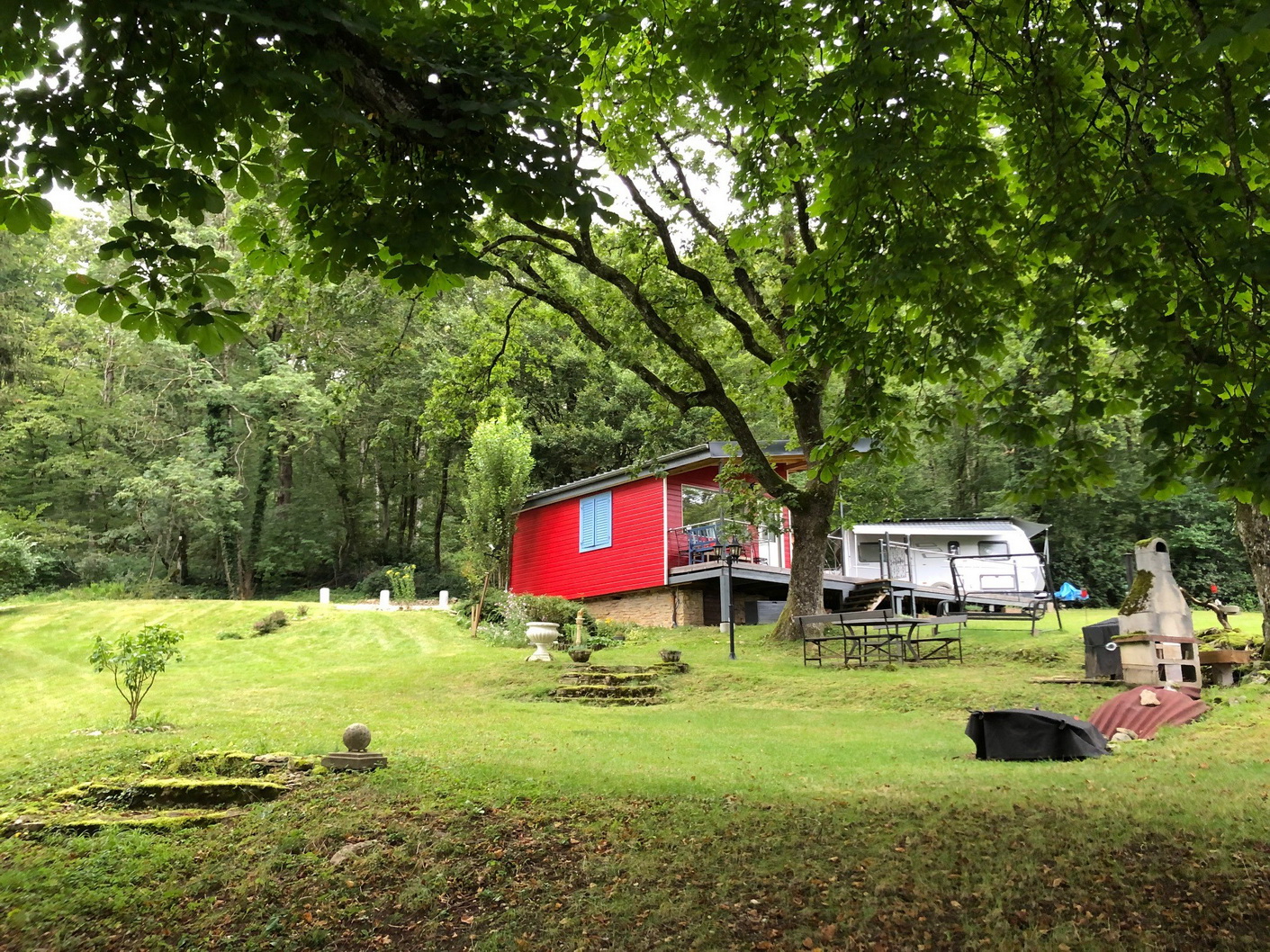 Photo CHALET  NEUF 25 m²  + CARAVANE AU CALME TERRAIN 2409 M² HERICOURT image 2/6