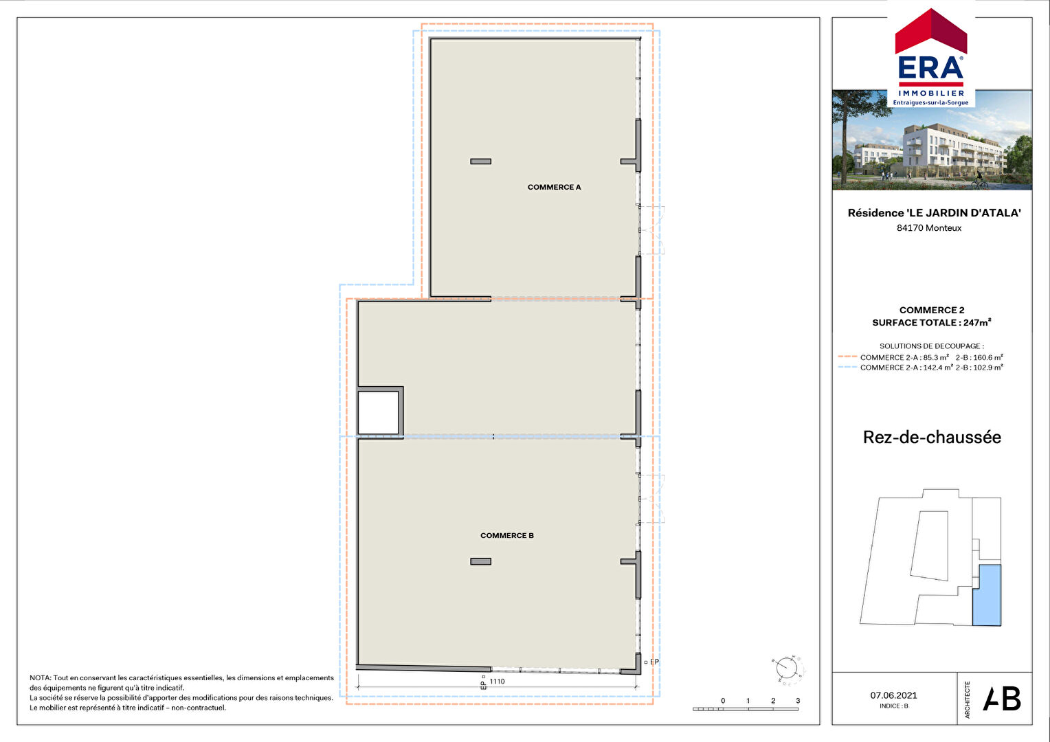 Photo A VENDRE  Local commercial Monteux 247 m2 image 2/2