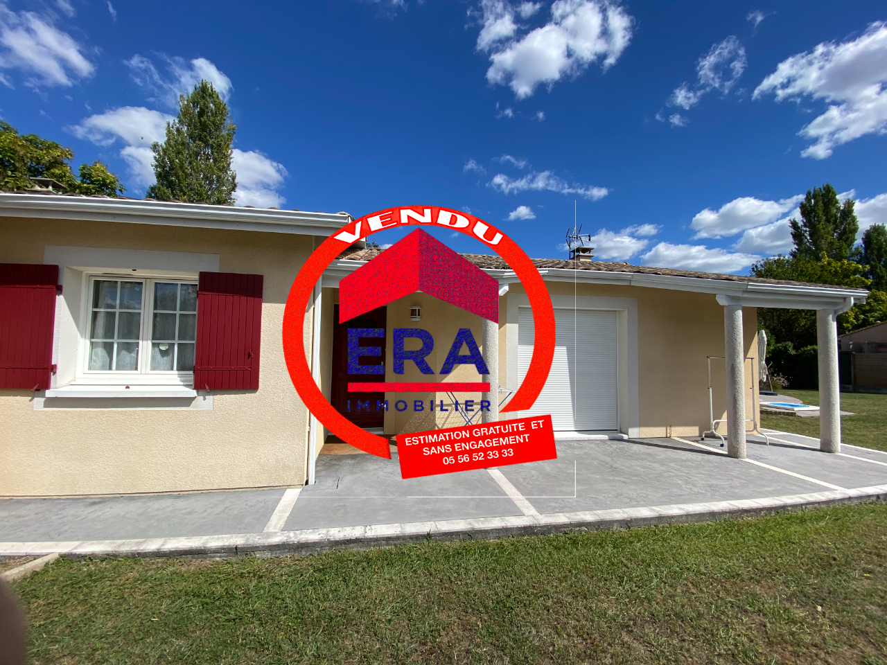 33560 SainteEulalie Maison 5 pièces à vendre. CarbonBlanc 33560