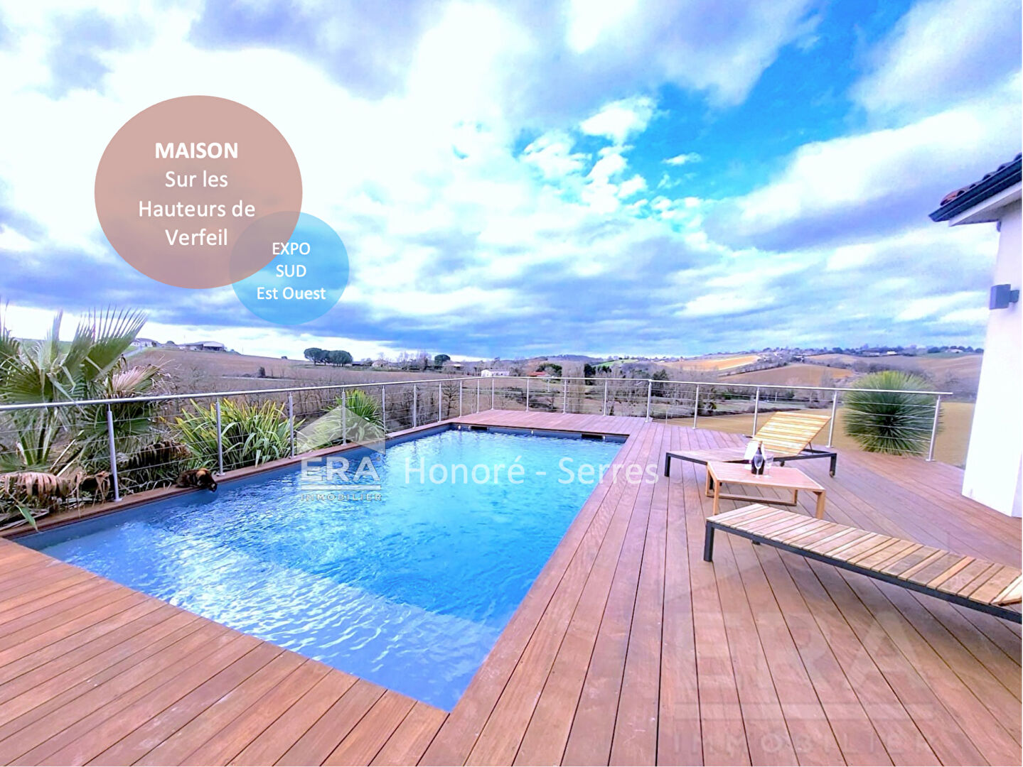 VILLA T5  VUE PANORAMIQUE  _ VERFEIL