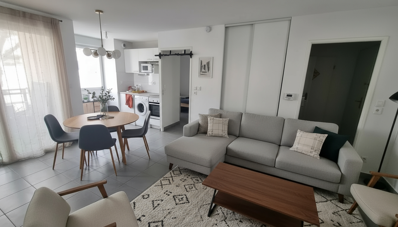 Appartement Toulouse 2 pièces avec balcon et parking