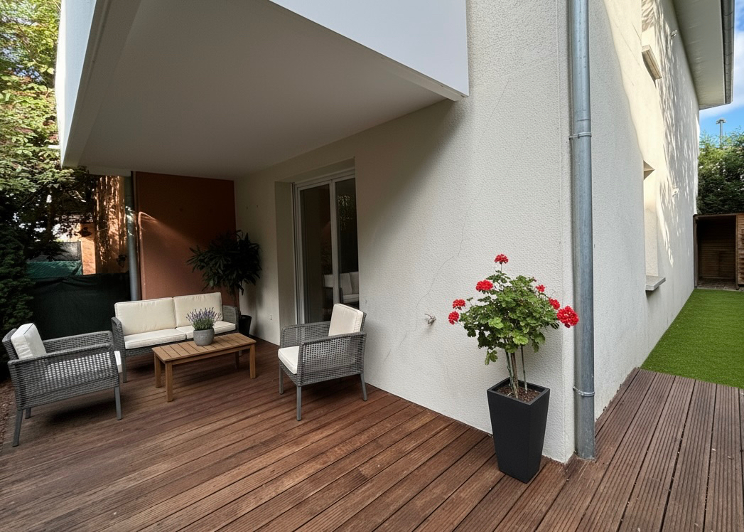 Appartement L'Union 3 pièces 65 m2 avec Jardin et 2 Parkings