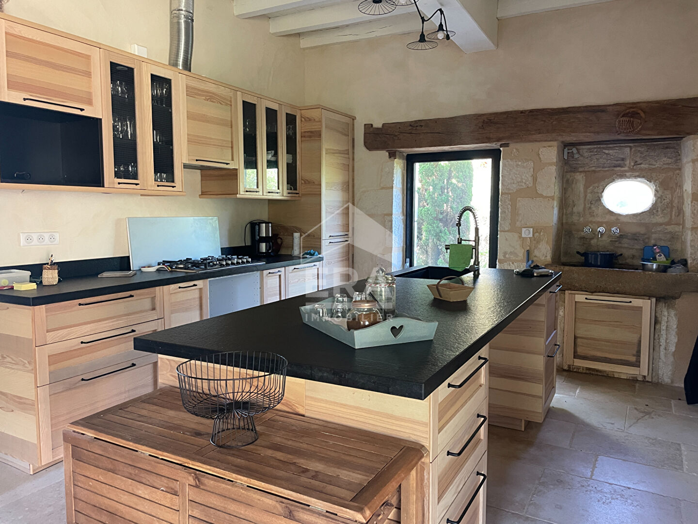 Photo À VENDRE - AUTHENTIQUE MAISON EN PIERRE À SAINT-MICHEL-DE-VILLADEIX ! image 4/6