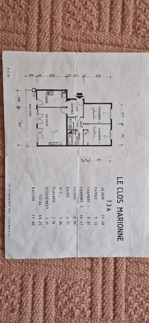 Photo A vendre, Appartement Marseille 12ème, Les 3 Lucs, 3 pièces 65 m2 image 3/6