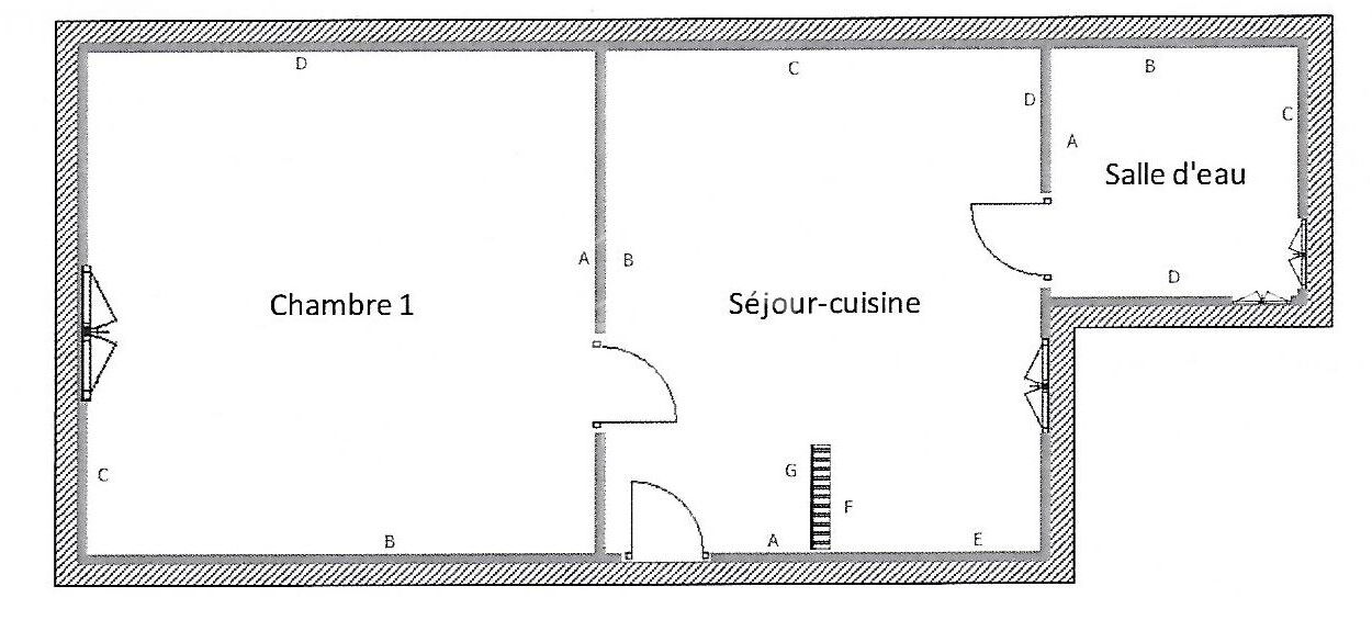 Photo Appartement Levallois Perret 2 pièce(s) 29.45 m2 image 2/3