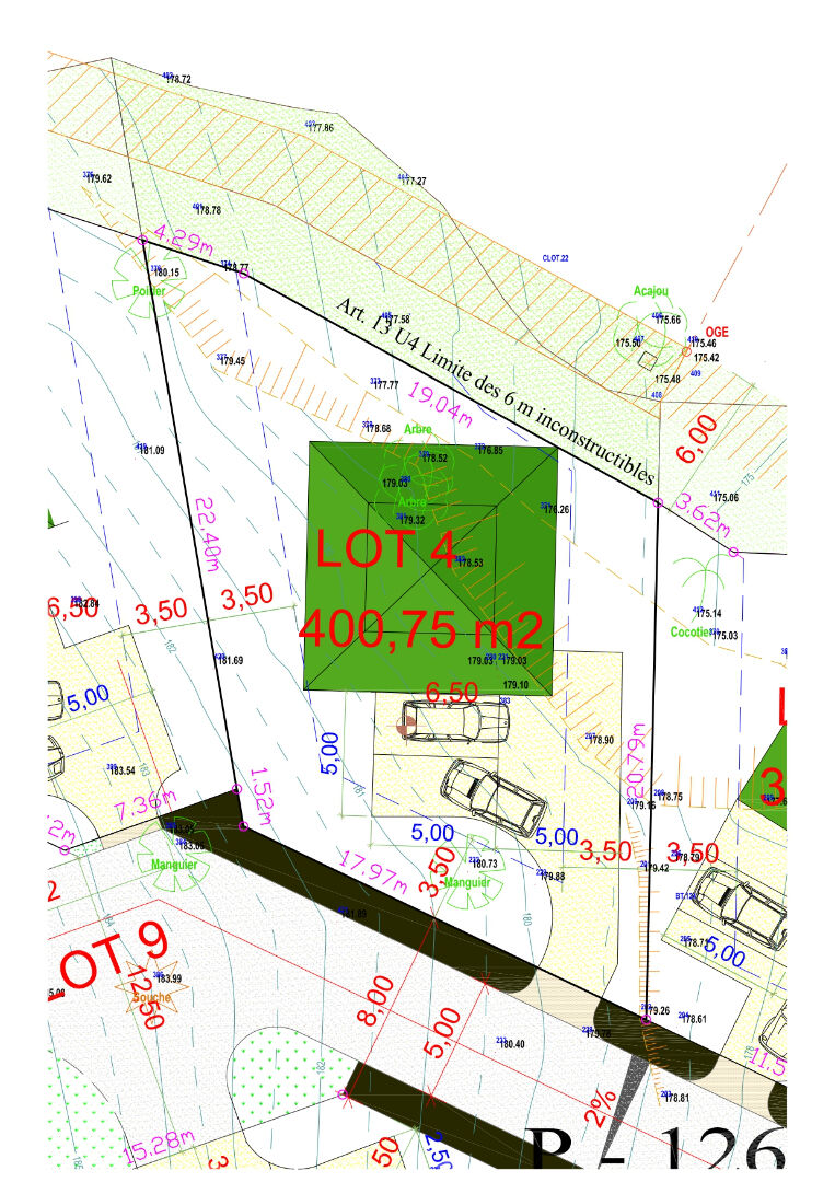Terrain Fort De France 400 m2