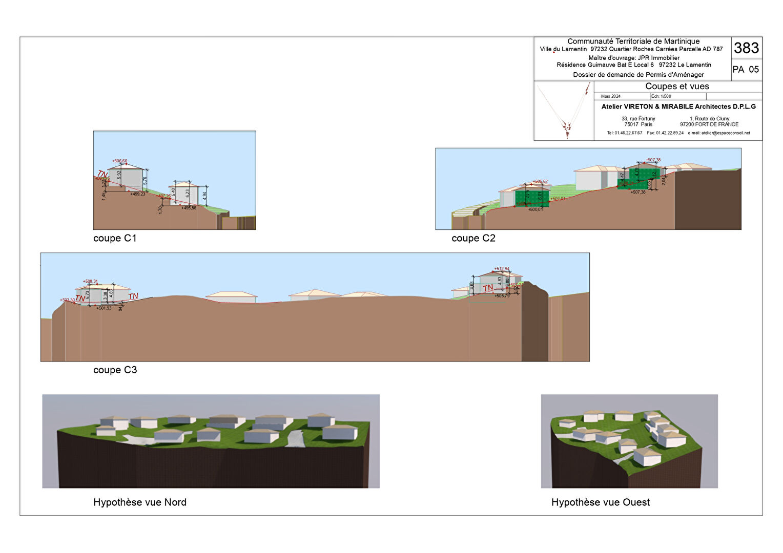 Terrain Le Lamentin 436,60 m2