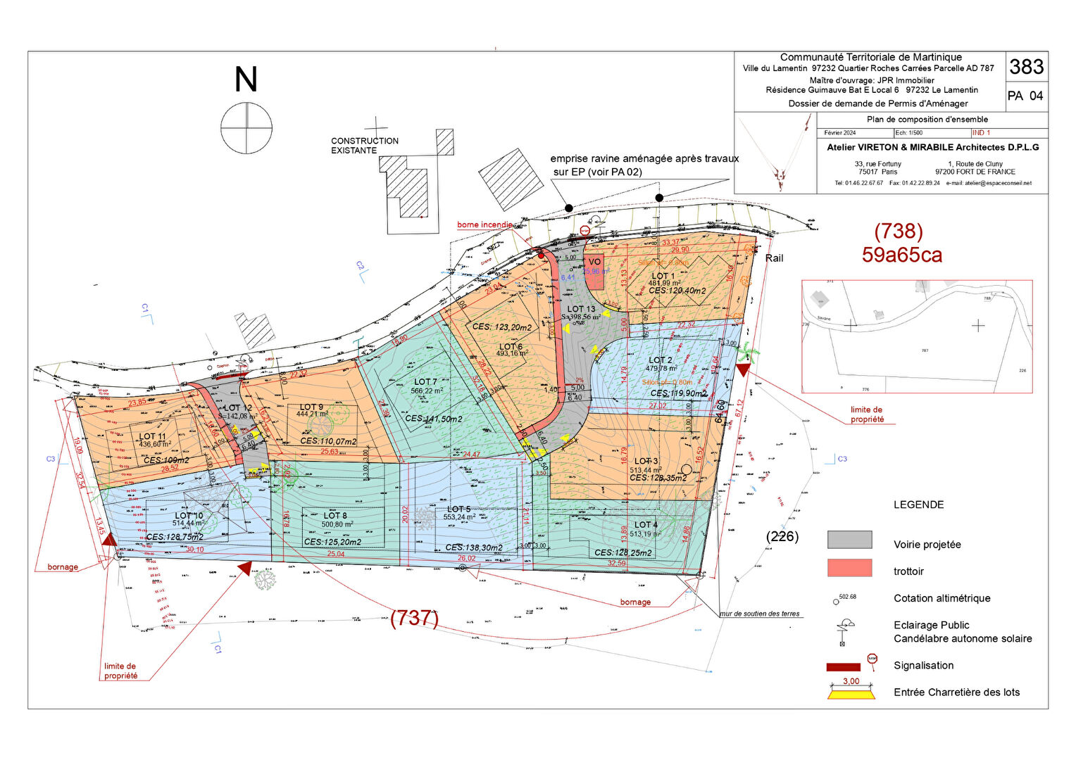 Photo Terrain Le Lamentin 436,60 m2 image 3/3