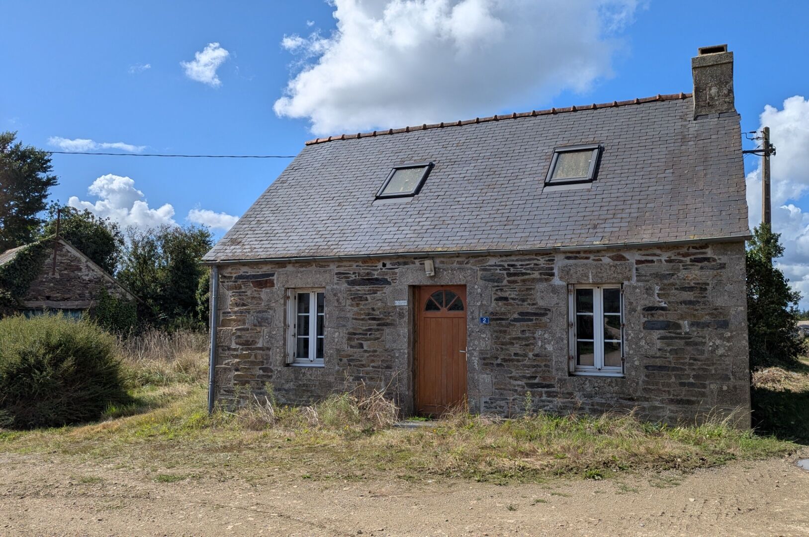 Scrignac, maison 45 m2 à rénover, possibilité 2 chambres