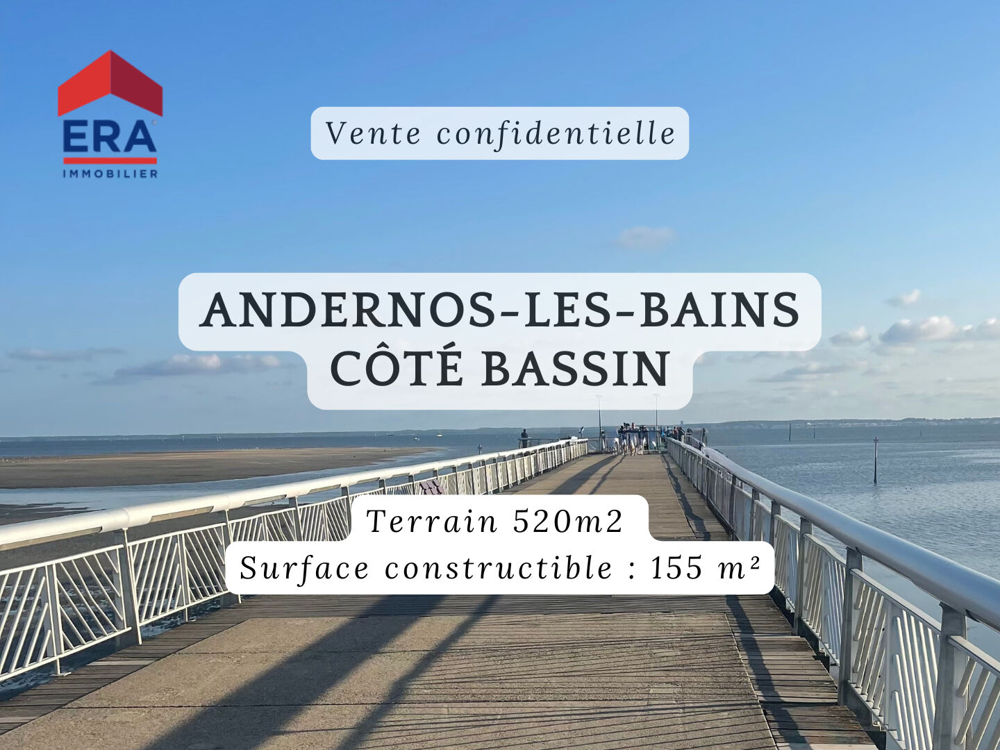 Terrain Andernos Côté Bassin