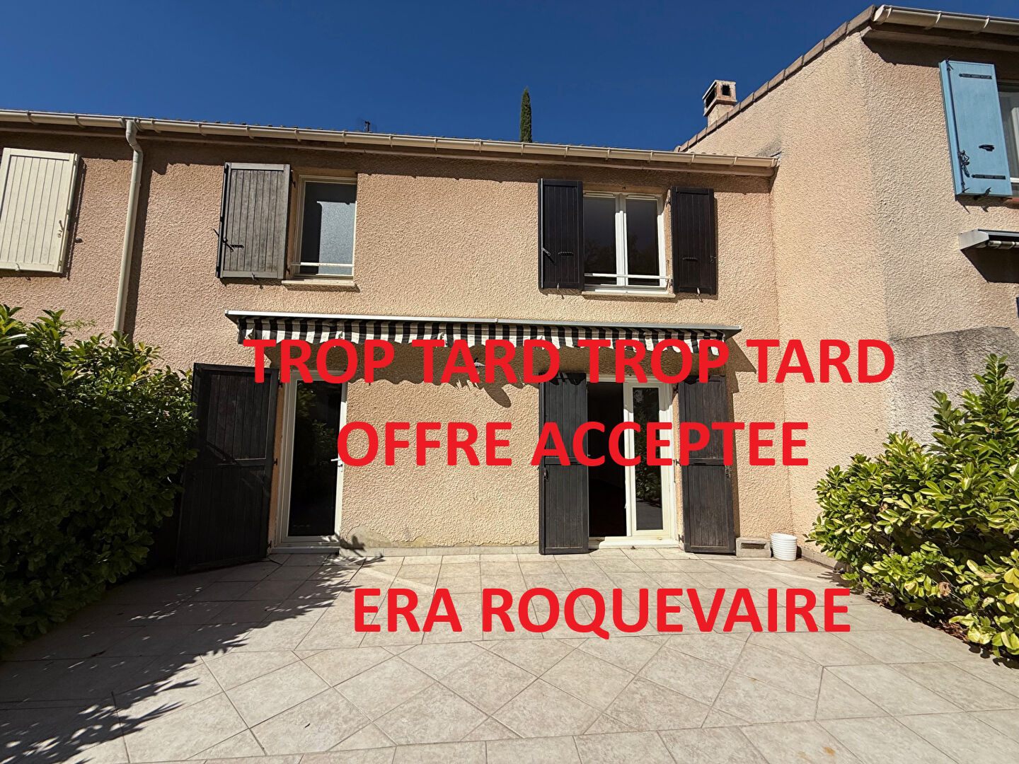 A VENDRE 13400 AUBAGNE MAISON TYPE 4 DE 91M² SUR 300M² DE JARDIN GARAGE