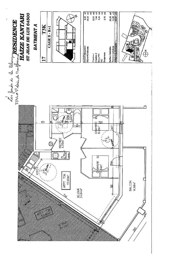 Vente appartement T3  à SAINT JEAN DE LUZ - 10