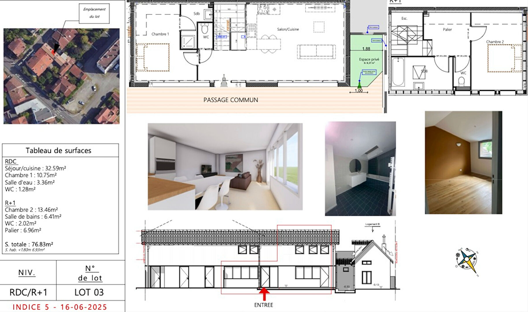 Photo A vendre Toulouse Busca Appartement T3 pièce(s) 77 m2 Quartier Busca image 6/6