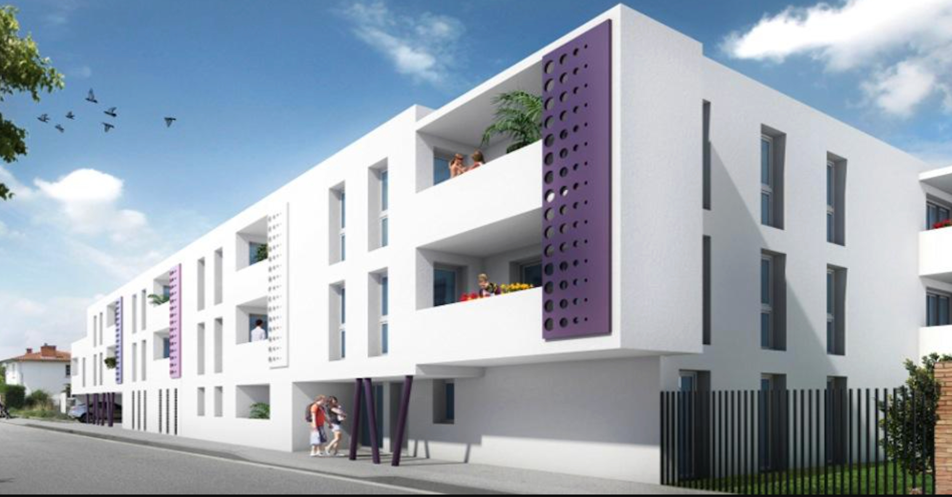 Photo A vendre Toulouse Borderouge T2 de 42 m2 + parking image 1/1