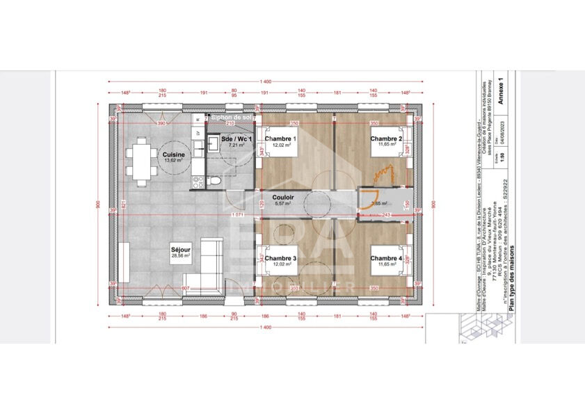Photo Maison neuve plain-pied - 4 chambre(s) -106m2 image 5/5