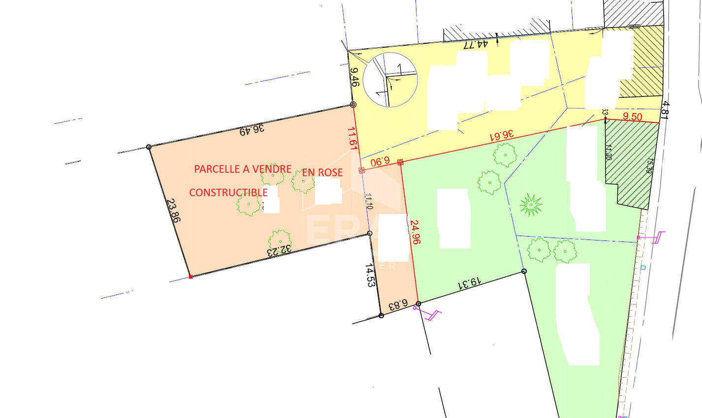 Photo Terrain constructible à Montpon-Ménestérol 970 m2 image 2/2