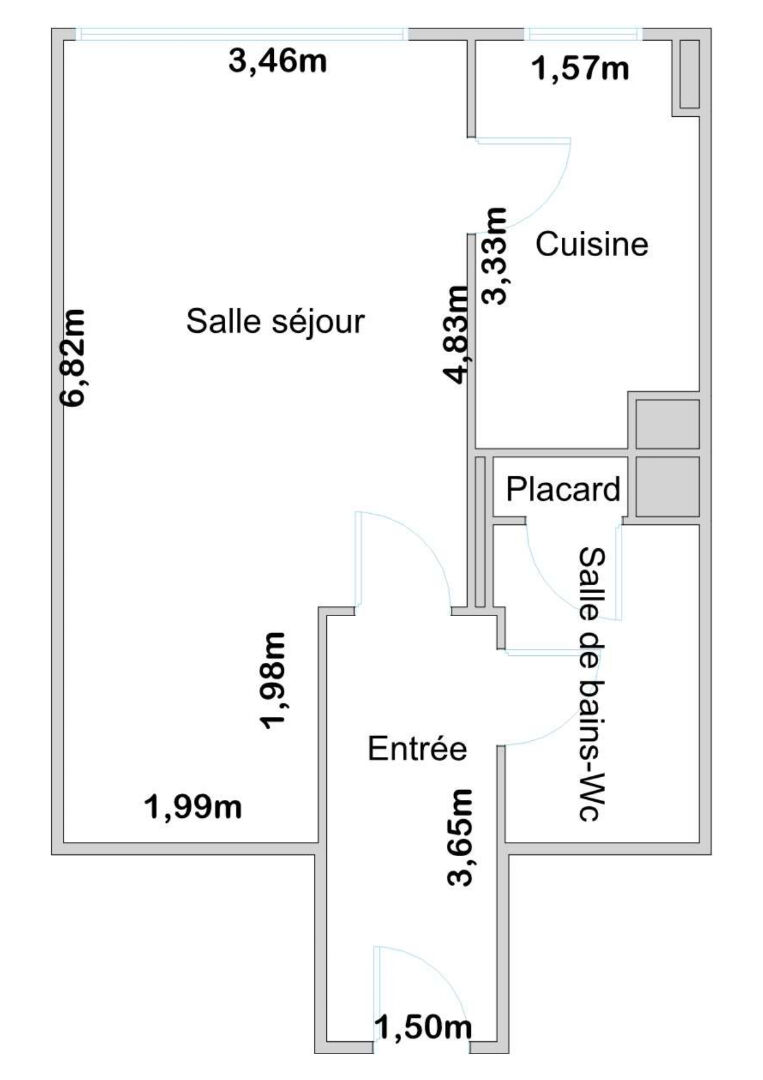avenue Marceau Courbevoie 1 pièce(s) 37.20 m2