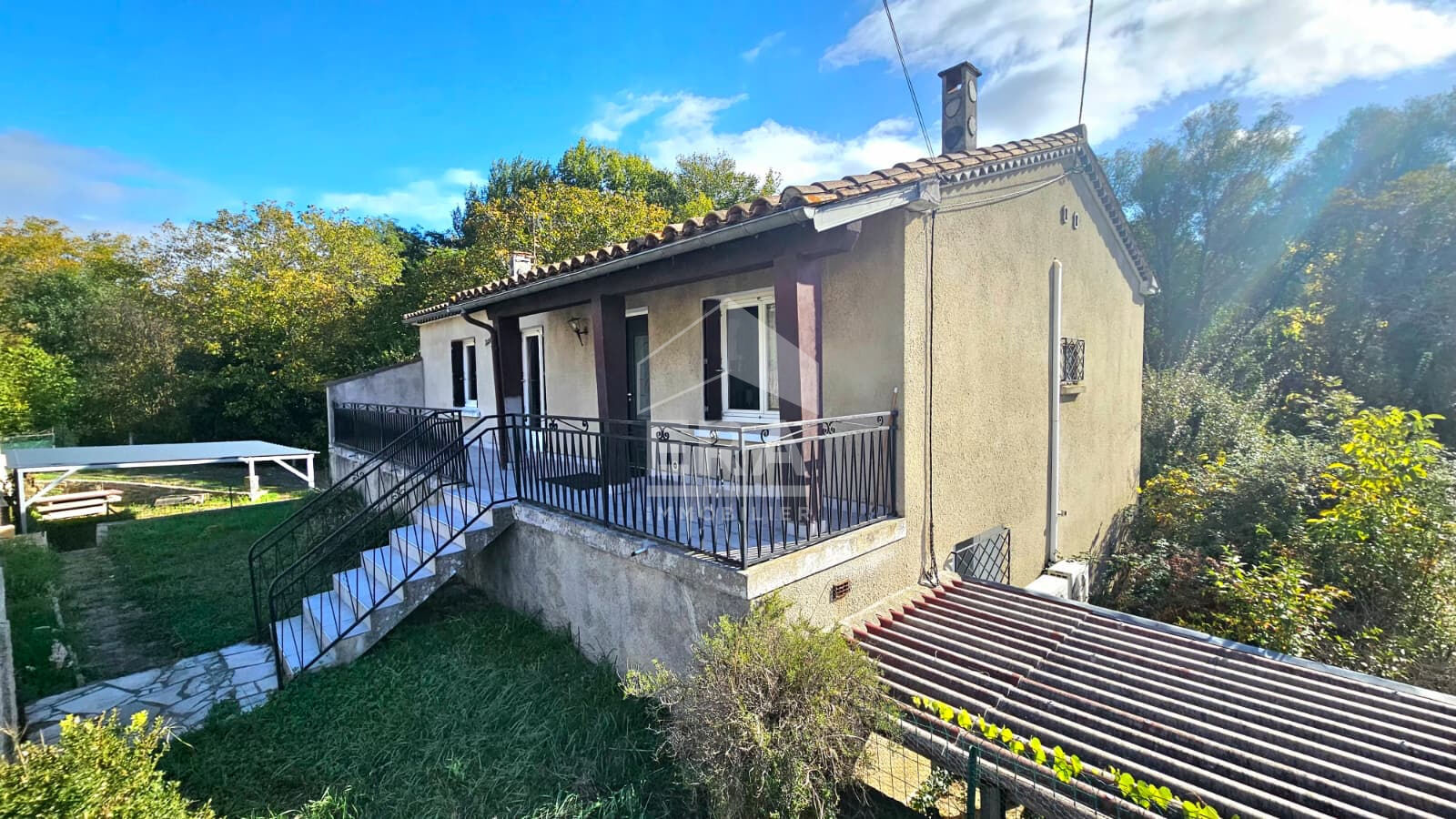 Maison plain-pied, 4 chambres + garage