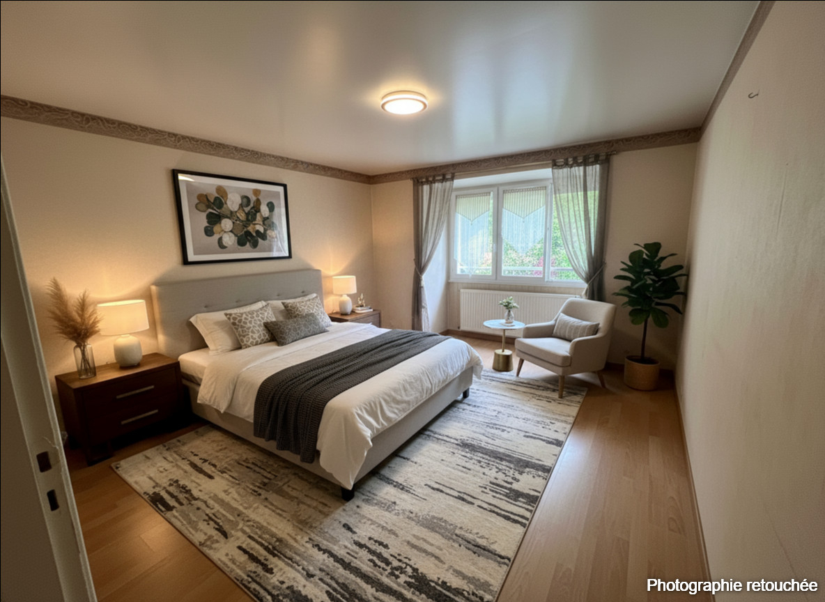 Photo Appartement 5 pièces de 106 m² avec jardin sans vis à vis et garage ! image 5/6